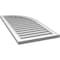 Ekena Millwork Quarter Round Top Right Surface Mount PVC Gable Vent w/ 2"W x 1-1/2"P Brickmould Frame, 20"W x 42"H GVPQR20X4202SF - alternate 5